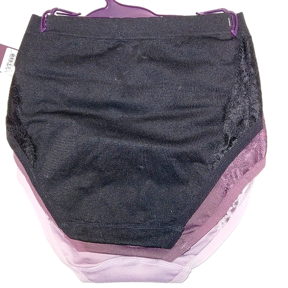 Last Set~ NWT GLORIA VANDERBILT☆Sexy Ladies Seamless Lacey Shaping Brief Panty - Picture 8 of 15